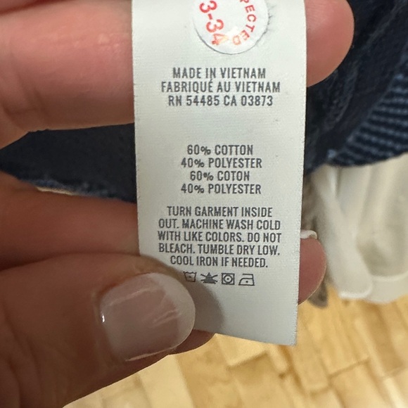 Aerie Navy and White Checkered Shacket - Picture 9 of 9